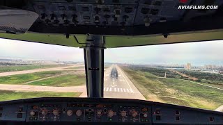 Airbus A320 A321 cockpit landing [upl. by Racklin]