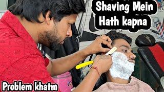 how to clean shaving razor blades for mens  Step by Step Tutorial  Sahil Barber [upl. by Sonni260]