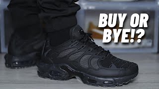 FINALLY Nike Air Max Terrascape Plus quotTriple Blackquot On Feet Review [upl. by Maximilien]