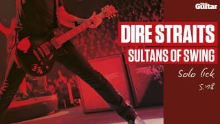 Guitar Lesson Dire Straits Sultans Of Swing technique focus TG218 [upl. by Kahle484]