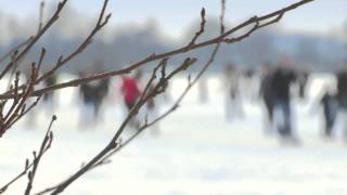 Schaatsen op natuurijs in Haren Groningen [upl. by Lu]