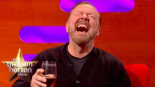 Ricky Gervais On His Iconic Golden Globe Speeches  The Graham Norton Show [upl. by Nortal]