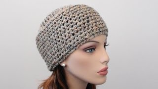 Crochet Beanie Hat [upl. by Nivloc126]