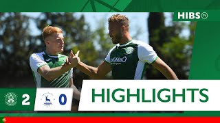 Highlights Hibernian 2 Hartlepool United 0  PreSeason Fixture [upl. by Blackmore]