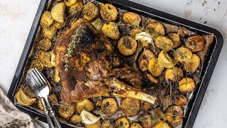 Gigot dagneau tendre au four recette facile et savoureuse [upl. by Ymaral]