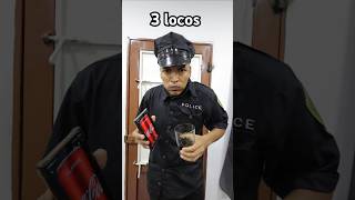 3 LOCOS y UN POLICIA comedia [upl. by Melia]