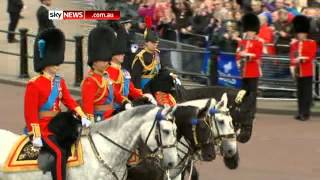 Trooping the Colour  Prince Philip attends Queens Diamond Jubilee [upl. by Ayala]