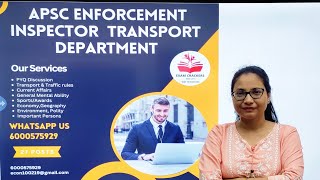 APSC New Recruitment Enforcement Inspector under Transport department Eligibility criteria [upl. by Rovner799]