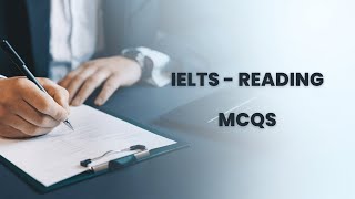 IELTS  Reading  MCQs  Tips And Exercise  wwwwebberzin [upl. by Akinehc]