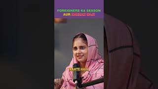 Foreigners Ka Season Aur Darzan Baji umarsaleem summerofshorts shorts [upl. by Gnek442]