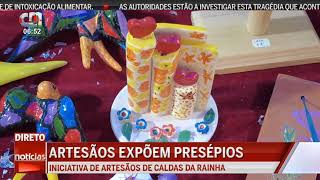 Dezembro2023Artesãos das Caldas da Rainha expõem presépios [upl. by Saalocin]