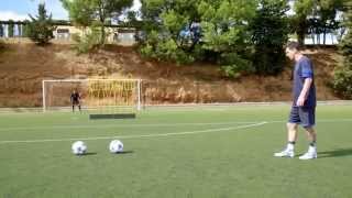 Lionel Messi Amazing Freekick Goal in Training  HD [upl. by Annaer]