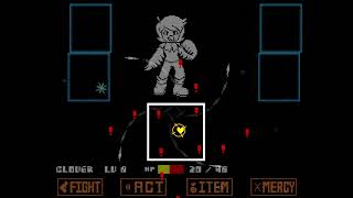 Undertale Yellow  Genocide route Martlet Snowdin first fight [upl. by Eibor979]