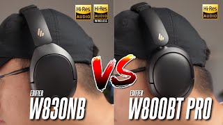 Which Hi Res ANC Headphones to Buy Edifier W830NB vs Edifier W800BT Pro [upl. by Solorac]