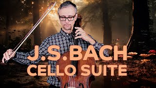 Cello Music by JSBach  Famous Suite No1 for Relaxing Reading and Calming Down [upl. by Titos]