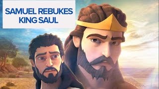 Samuel Rebukes King Saul  Superbook [upl. by Rahmann]