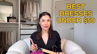 The Best Affordable Amazon Dresses Under 50 DRESSES TRY ON HAUL [upl. by Eelaras82]