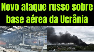 Kinzhal russo sobre pista para os F16 da OTAN na Ucrânia danos foram gigantescos [upl. by Trebla]