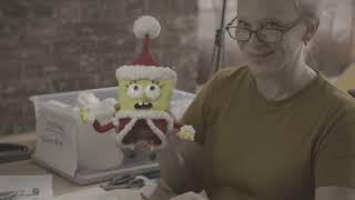 SpongeBob  Sandys Country Christmas Stopmotion Behind the Scenes [upl. by Brandyn]