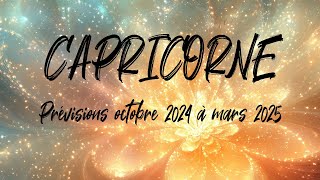 ♑ CAPRICORNE ♑  Prévisions octobre novembre décembre 2024 janvier février et mars 2025 [upl. by Lal492]