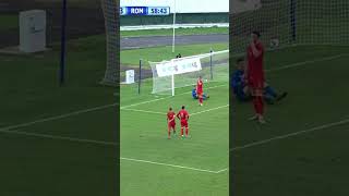 Tavi Popescu Gol in Muntenegru U21Romania U21 romania fcsbesteaua fcsb [upl. by Karita]