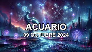 Horóscopo de hoy ♒︎ ACUARIO  09 Octubre 2024 acuariohoroscopo [upl. by Refanej]