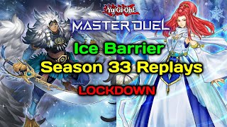 Ice Barrier Season 33 Climb YuGiOh Master Duel [upl. by Bergh108]