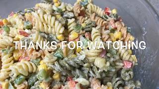 HOW TO MAKE PASTA SALAD 9 [upl. by Coral]