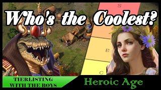 Its time for HEROES  Tierlisting with the Boys HEROIC AGE  Coolest Minor Age Gods [upl. by Bouchard51]