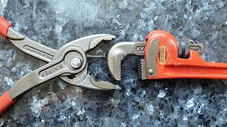 Knipex TwinGrip против 6quot Ridgid и его скрытые возможности [upl. by Pedroza]