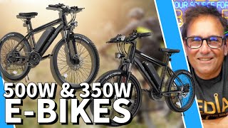 Electric Bike 350W 26quot 198MPH VS Electric Bike 500W 275quot 216MPH TotGuard [upl. by Hsevahb]