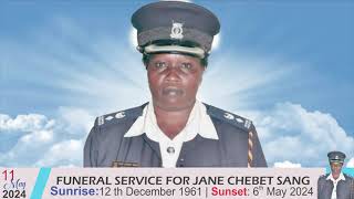 JANE CHEBET SANG SEND OFF [upl. by Teevens]