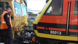 A Freightliner rescue at Milton Keynes Central 110924 [upl. by Einnahc891]