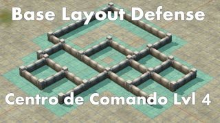 Call of Duty Heroes  Command Center Level 4  Base Layout Defense [upl. by Wightman]