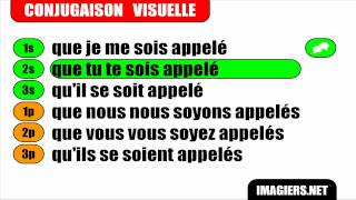 Imparare il francese  Coniugazione  Sappeler  Subjonctif Passé [upl. by Liamaj]