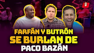 LEO BUTRÓN Y JEFERSON FARFÁN DESTRUYEN A PACO BAZÁN quotANDA QUEJATE CON TU MADRINAquot [upl. by Nettle]