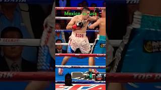 Brandon Rios vs Mike Alvarado TKO fight shortvideo boxing boxingfight [upl. by Latoye]