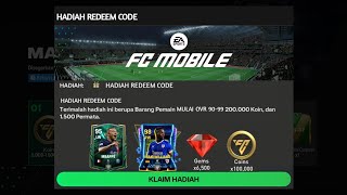 2 KODE REDEEM FC MOBILE TERBARU HARI INI  CARA REDEEM KODE DI FC MOBILE‼️ [upl. by Anirahtak921]