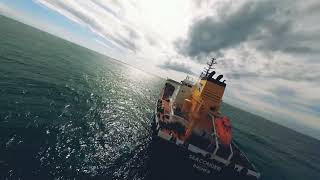 Oil Tanker in the Tyrrhenain Sea Long Range Fpv 🌊🚀 [upl. by Nitin]