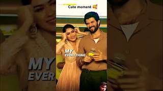 Cutest moment 🥰 Between Vijay Devarakonda and Mrunal Thakur shorts trending youtube yt [upl. by Senoj422]