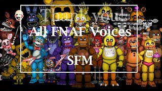 All FNAF Voices SFM [upl. by Labors]