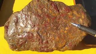 Red Meteorite Or Painite Meteorite Stone [upl. by Aroz]