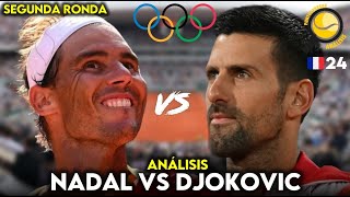 ANÁLISIS DEL NADALDJOKOVIC SEGUNDA RONDA JUEGOS OLÍMPICOS PARÍS 2024  LA LUPA DE PDB [upl. by Mihsah]