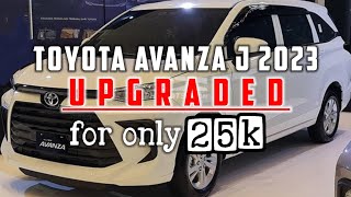 Toyota avanza j 2023  25k upgraded toyotaavanza2023 toyotaavanza [upl. by Nahtanhoj]