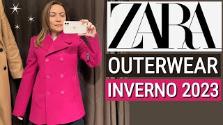 ZARA TRY ON CAPISPALLA INVERNO 2023  ZARA BLAZERS GIACCHE E CAPPOTTI NUOVA COLLEZIONE zaratryon [upl. by Tehcac]