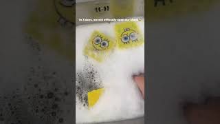 3 days🤯 locschen spongbob sponges wash dish kitchen washing fyp dishes [upl. by Lenoj]