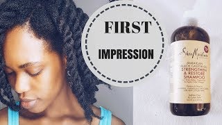 First Impression Shea moisture JBCO shampoo on type 4 hair [upl. by Sivet]