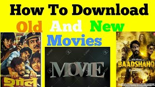 How To Download Old And New Movies From One Website  In Hindi [upl. by Anelam]