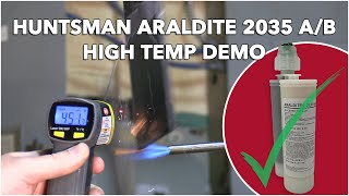 Huntsman Araldite 2035 AB Demo High Temperature Adhesive Solution [upl. by Winifield]