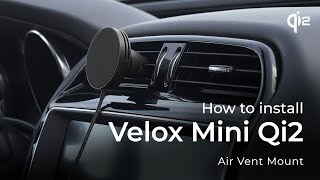 Experience the Future of Wireless Charging with the Velox Mini Qi2 Car Mount [upl. by Odnesor]